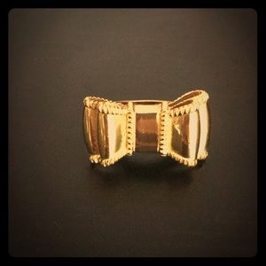 Kate Spade gold bow ring 7